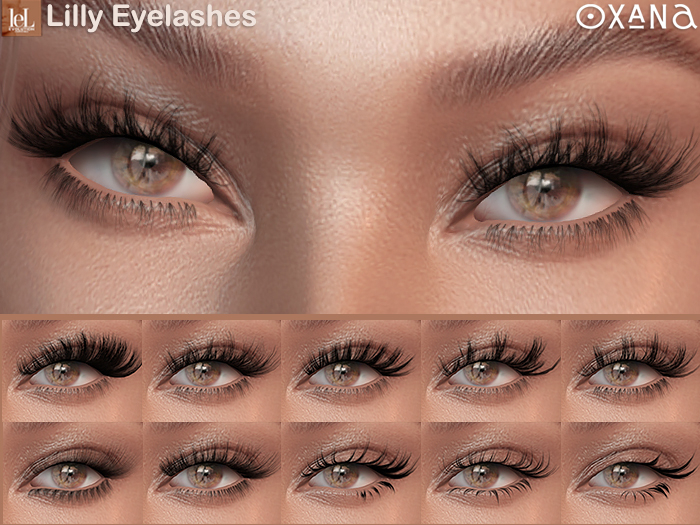 Second Life Marketplace Oxana Lilly Eyelashes LeLEvoX